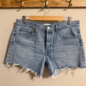 Agolde Parker Long Jean Shorts